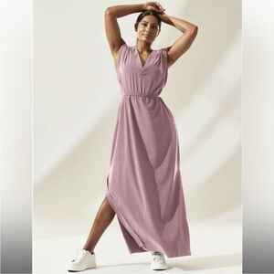 Athleta Marlow Sleeveless Maxi Dress Cascadia Violet